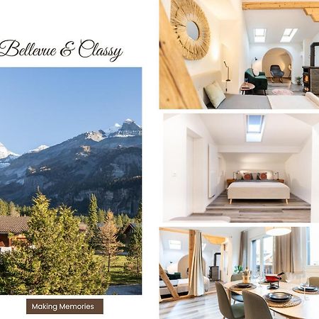 Bellevue & Classy Mountain View Apartment Кандерштег Екстер'єр фото