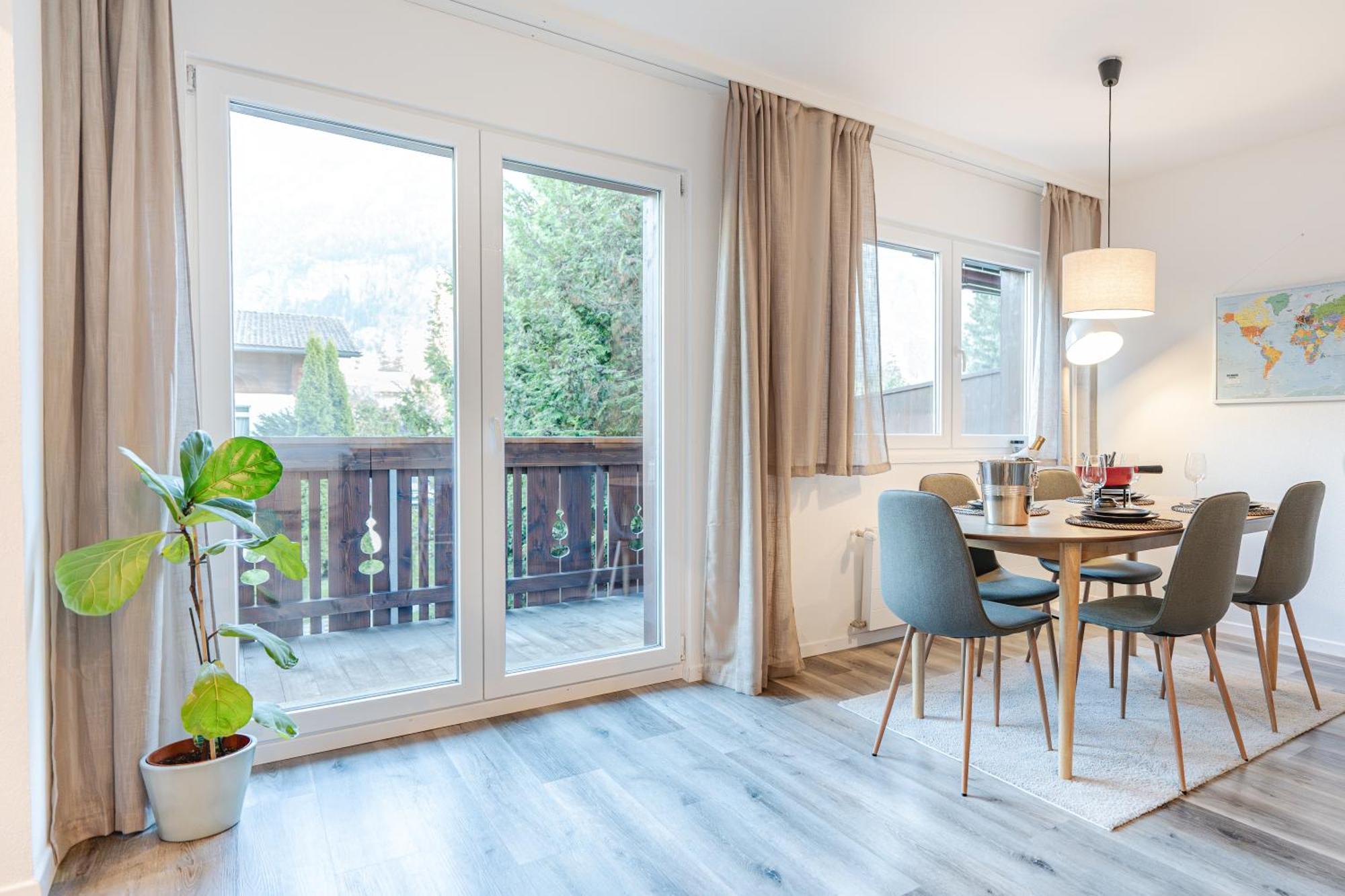 Bellevue & Classy Mountain View Apartment Кандерштег Екстер'єр фото